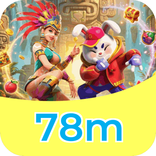 Interface do aplicativo 78m mostrando jogos disponíveis no iOS e Android